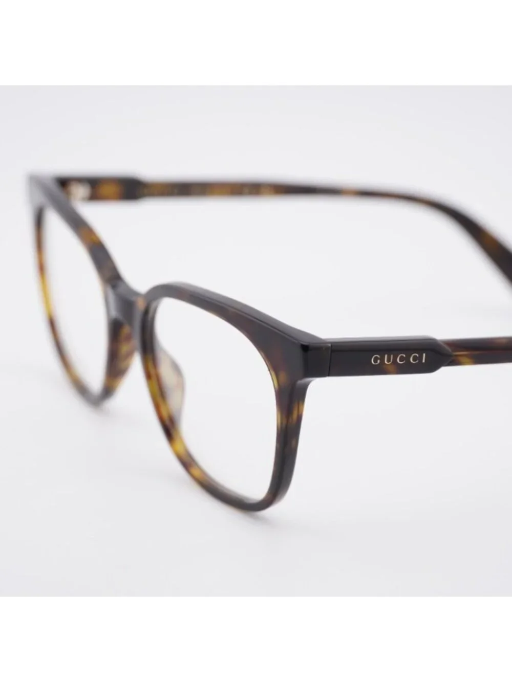 Gucci GG1821O 002 Eyeglasses Havana 51mm Square Frame